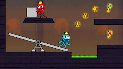 Red and Blue Stickman 2024 スクリーンショット