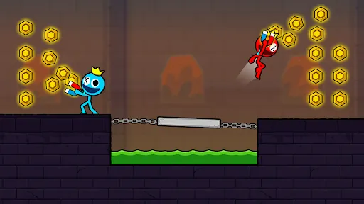 Red and Blue Stickman 2024 スクリーンショット