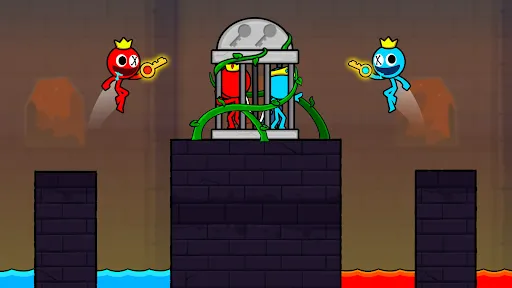 Red and Blue Stickman 2024 スクリーンショット