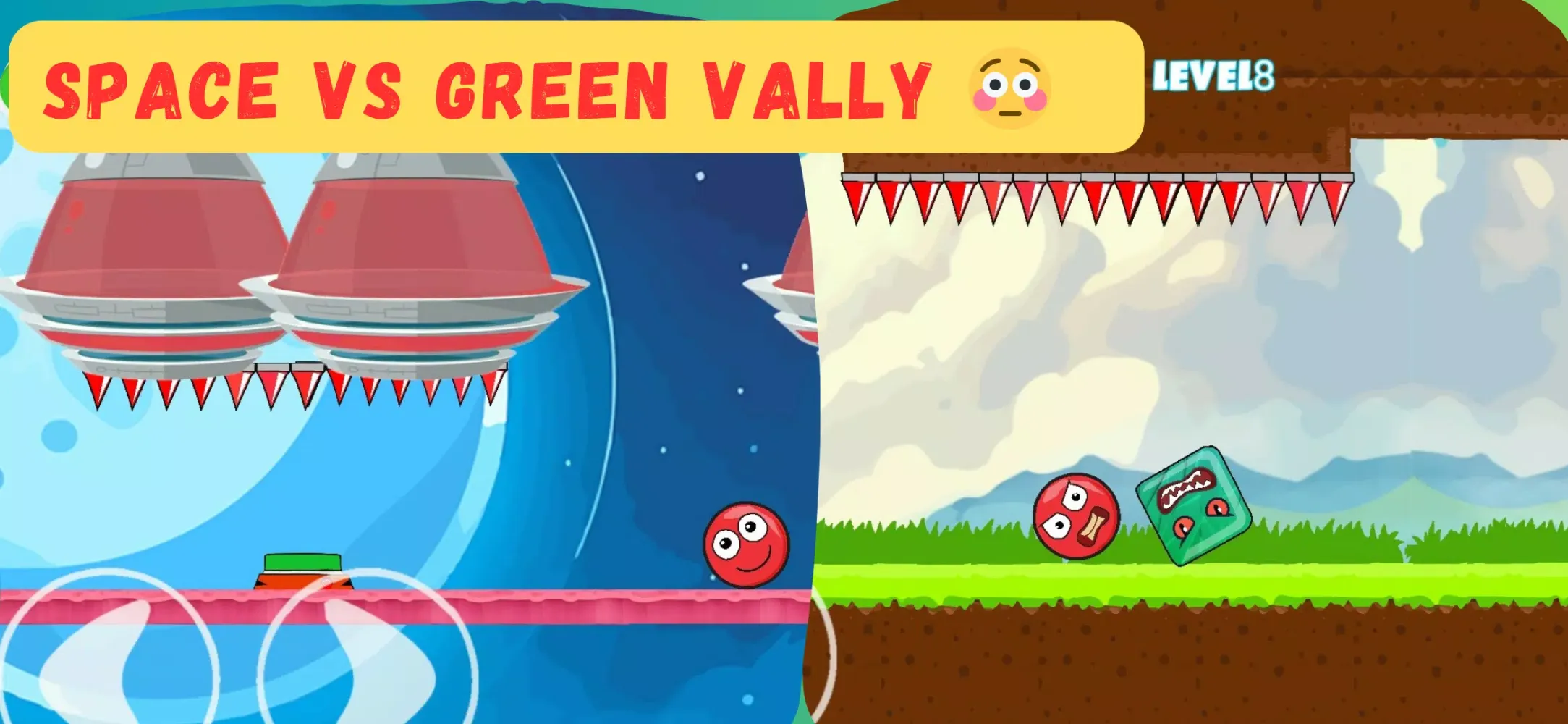 Roller Ball 5: Red Bounce Ball Screenshots