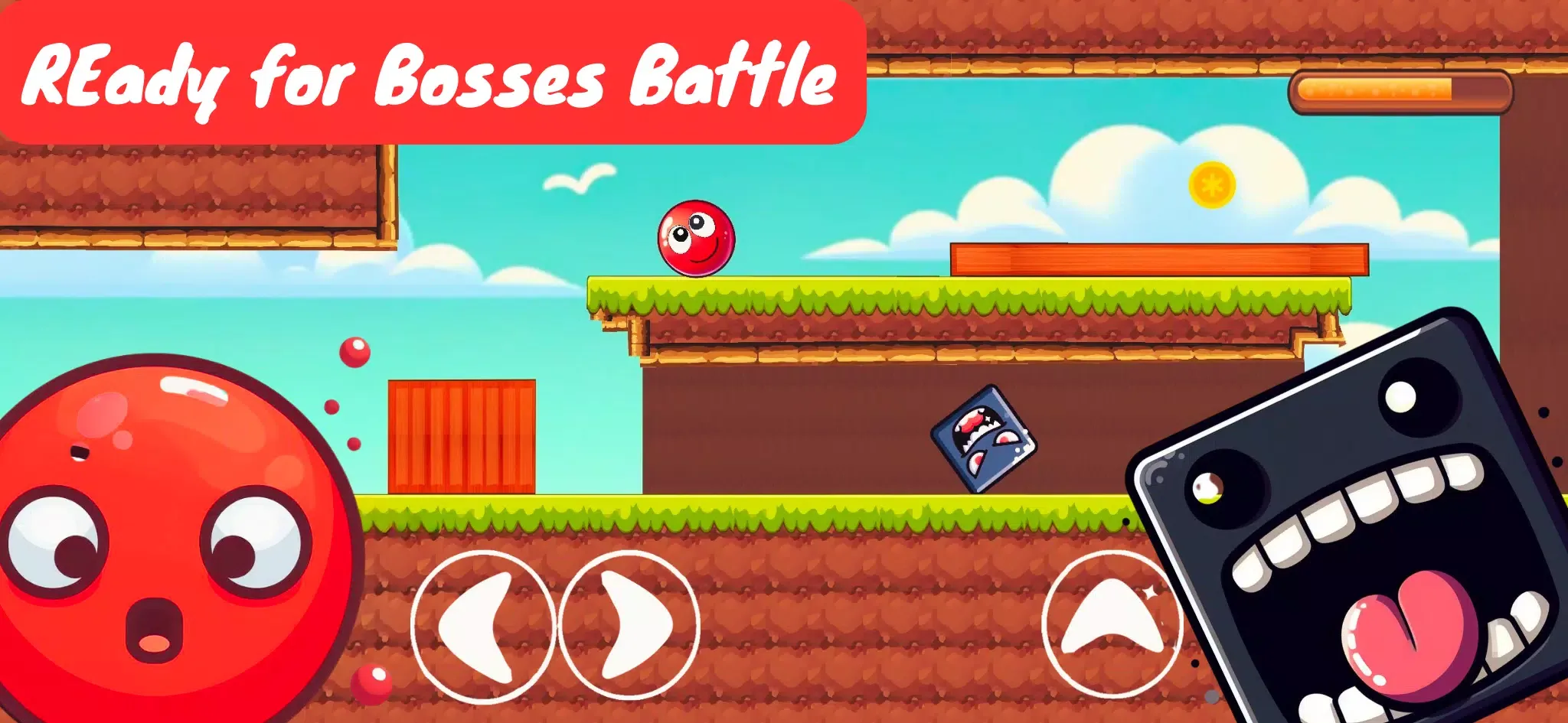 Ball 5 : Red Bounce Ball Hero应用截图