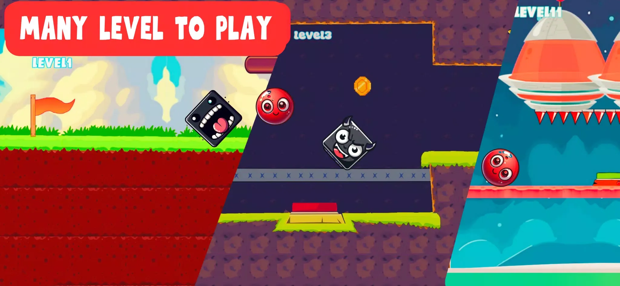 Ball 5 : Red Bounce Ball Hero应用截图