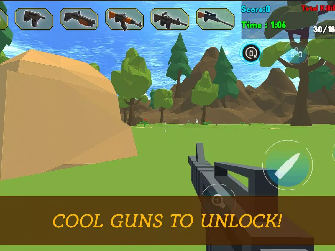 Wild Pixel Dino Island Hunter iPad  Screenshots