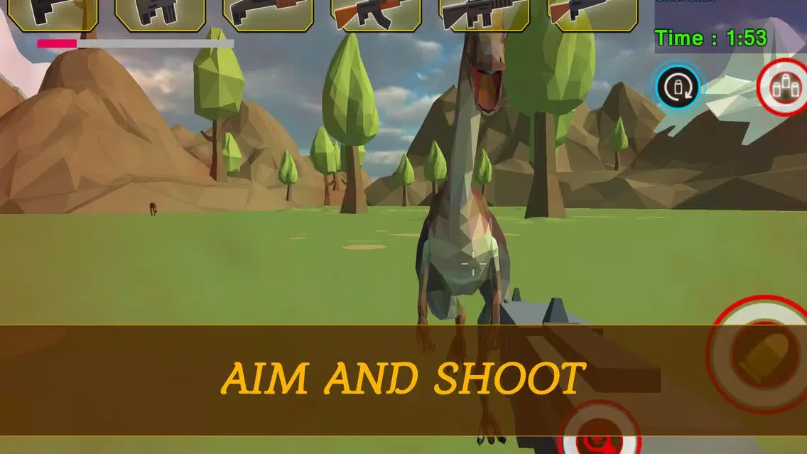Wild Pixel Dino Island Hunter Screenshots