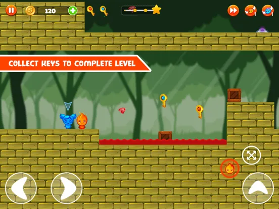 Tangkapan layar Fire Hero and Water Princess iPad 