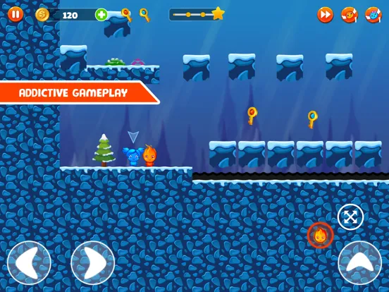 Tangkapan layar Fire Hero and Water Princess iPad 