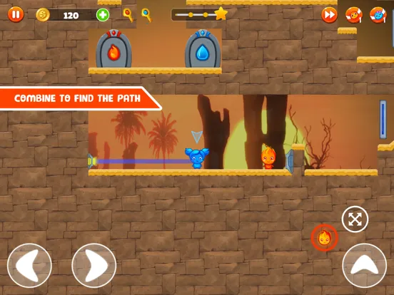 Tangkapan layar Fire Hero and Water Princess iPad 