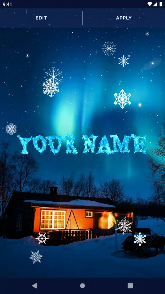 Snowy Winter Live Wallpaper应用截图