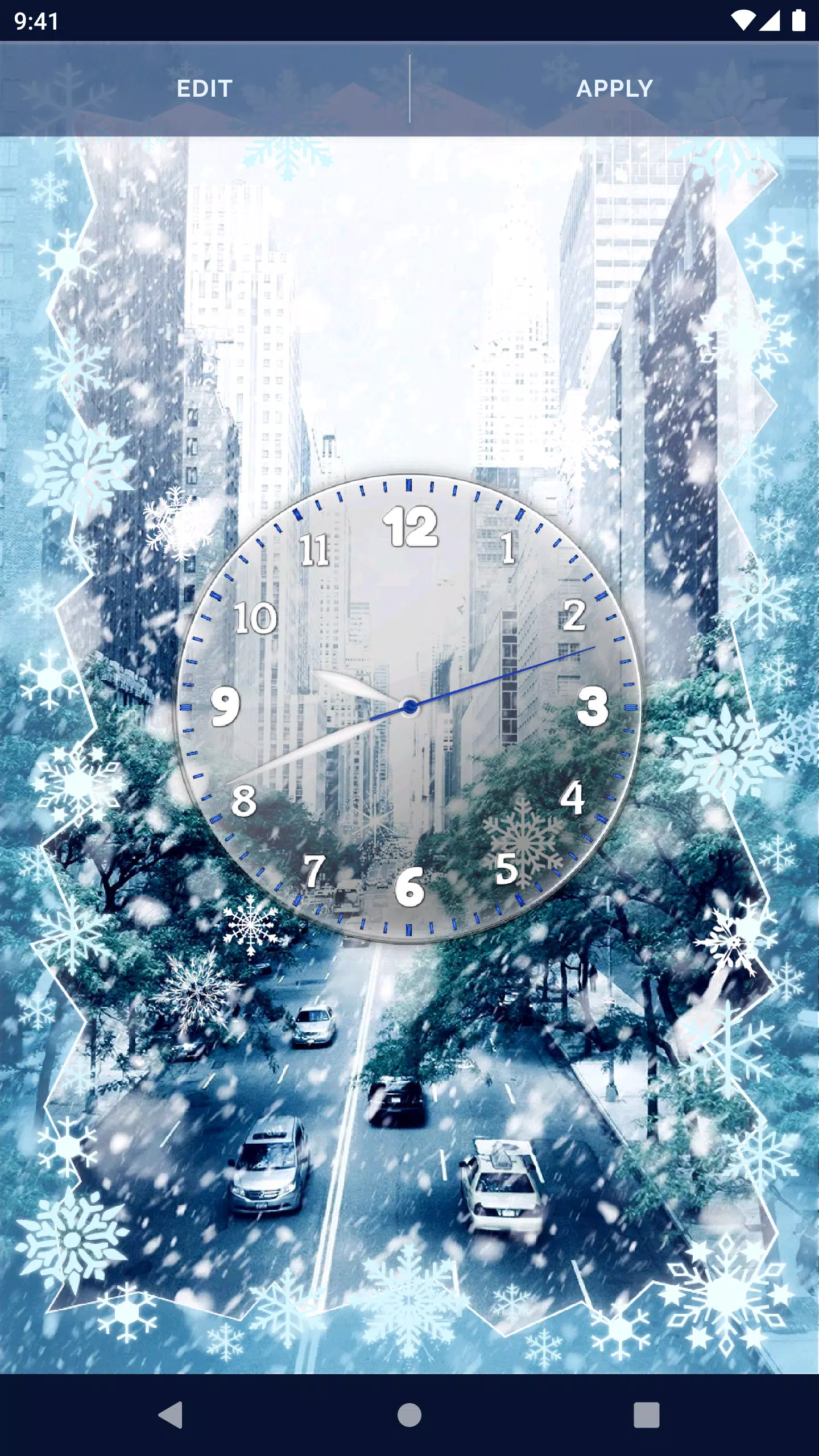 Snowy Winter Live Wallpaper Screenshots