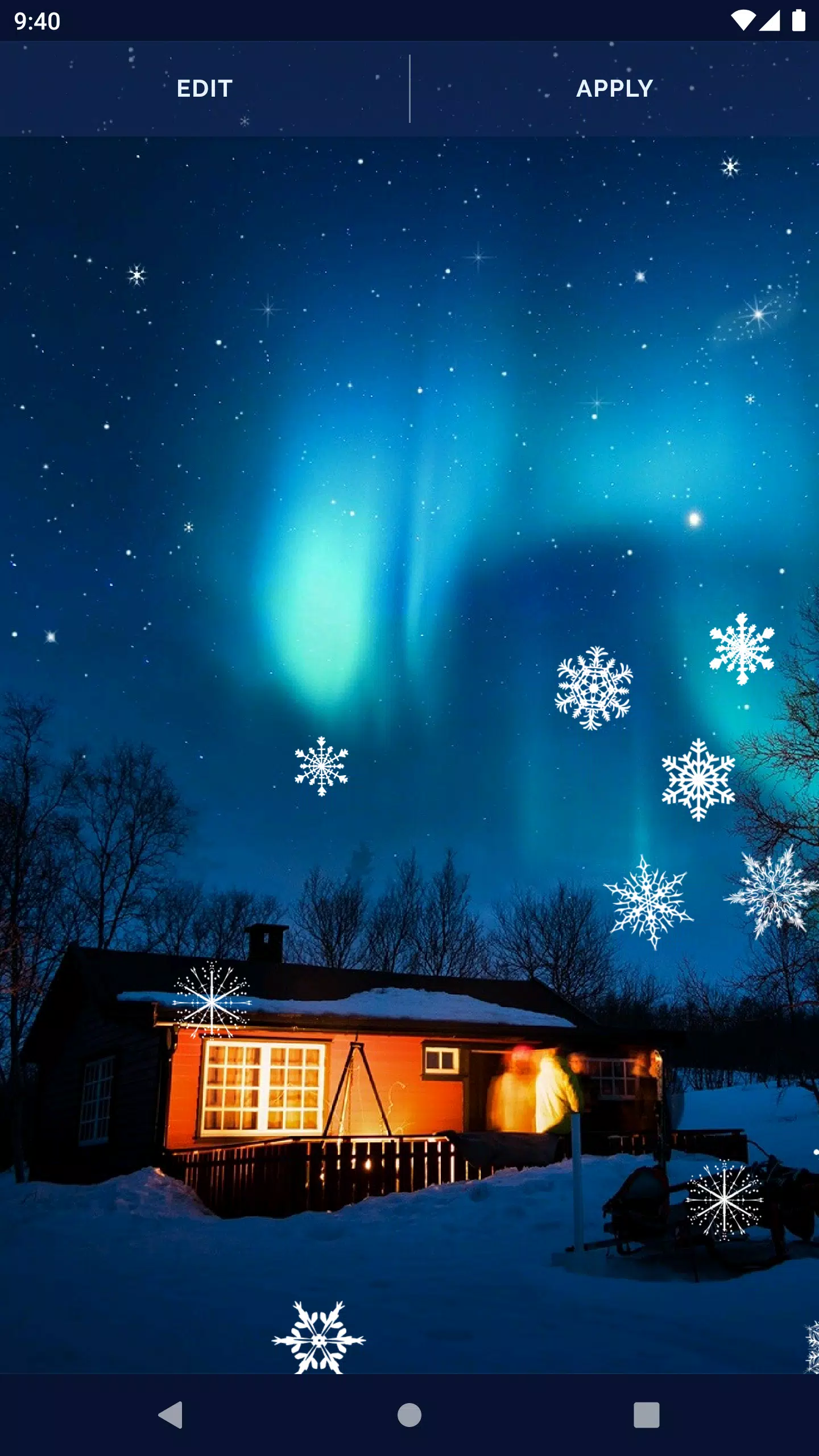 Snowy Winter Live Wallpaper Screenshots