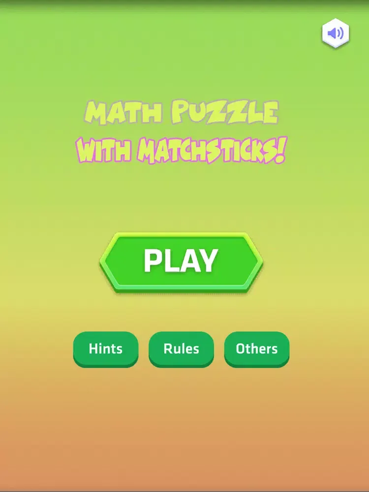 Math puzzle with matchsticks! iPad 应用截图