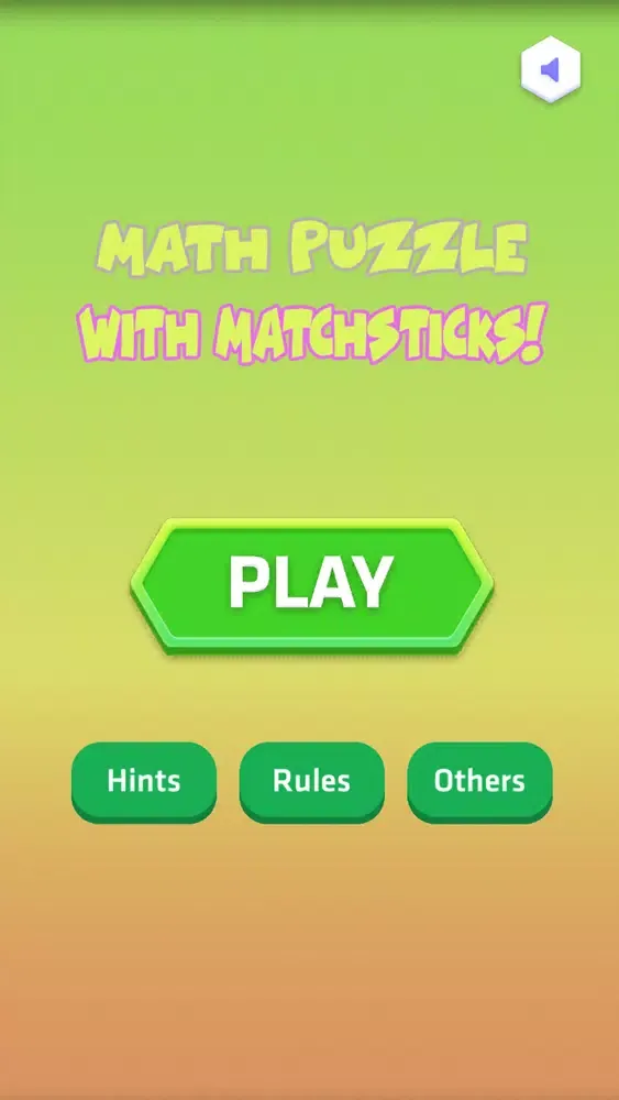 Math puzzle with matchsticks!应用截图