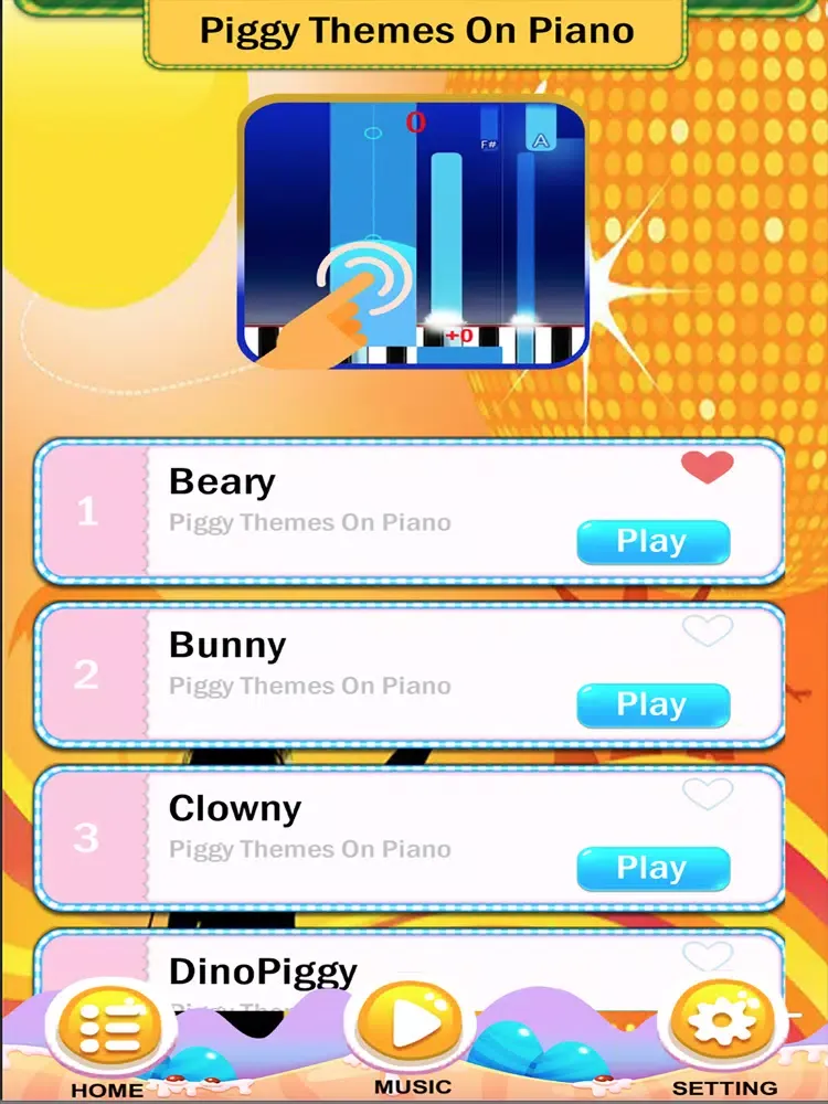 Capturas de pantalla de Piggy Themes On Piano ! iPad 