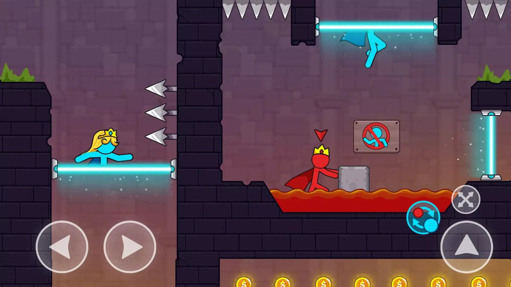 Tangkapan skrin Stick Adventure: Red And Blue