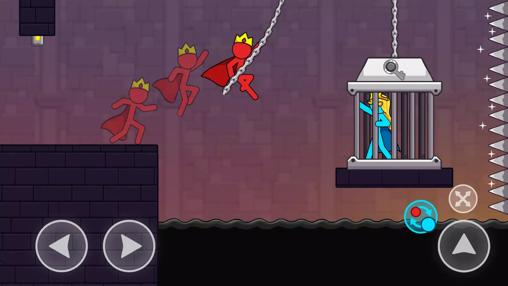 Tangkapan skrin Stick Adventure: Red And Blue