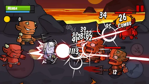 Capturas de tela do Battle Hunger: 2D Hack n Slash