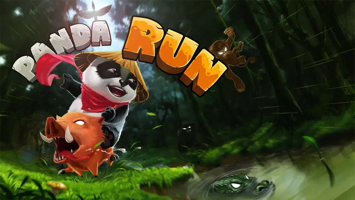 Tangkapan skrin Panda Run