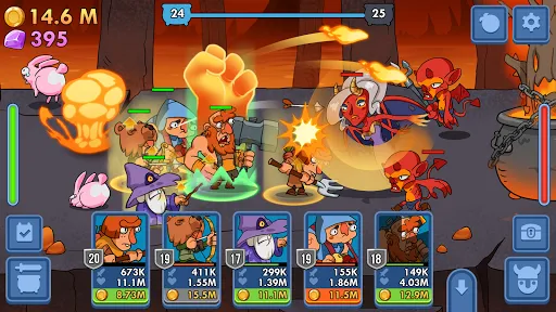 صور Semi Heroes: Idle & Clicker Ad