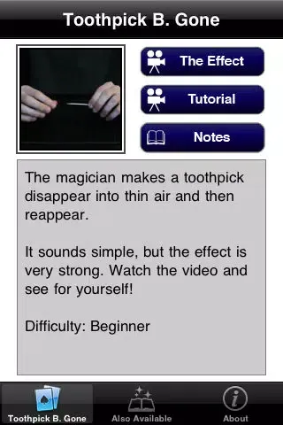 Zrzuty ekranu eMagic Revealed: Toothpick B. Gone