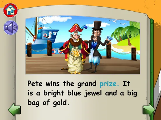 Red Apple Readers - Island Adventures iPad 應用截圖