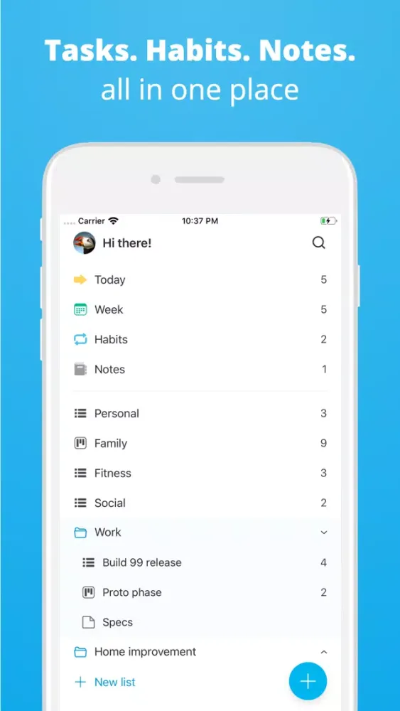 Beyond - Tasks, Habits, Notes应用截图