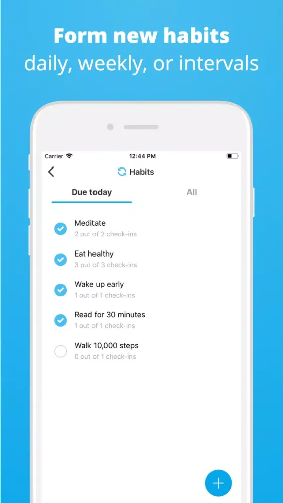Beyond - Tasks, Habits, Notes应用截图