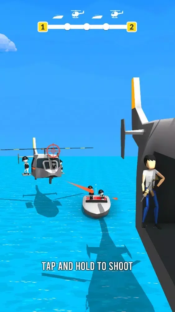 Tangkapan skrin Copter Shooty