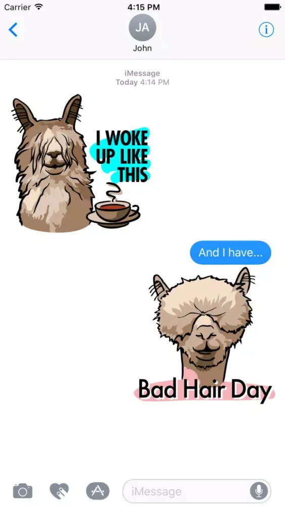 Capturas de tela do Alpaca Family