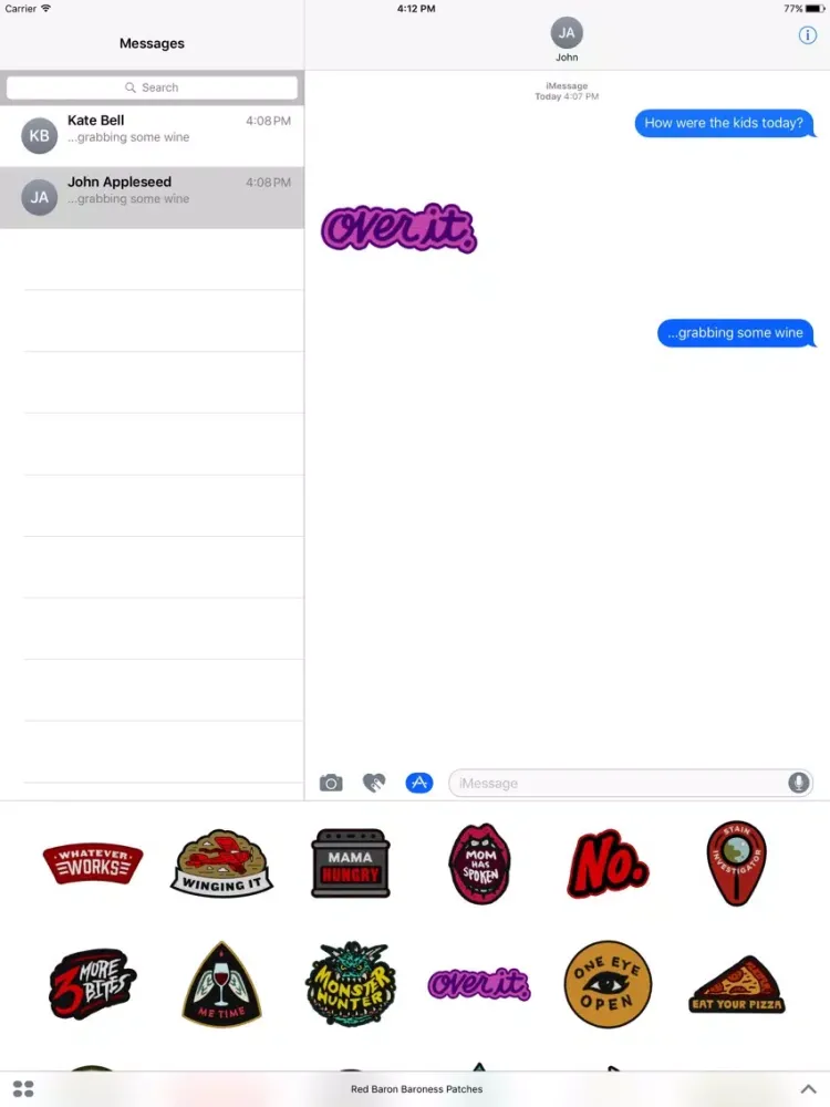 Red Baron Baroness Patches iPad  स्क्रीनशॉट