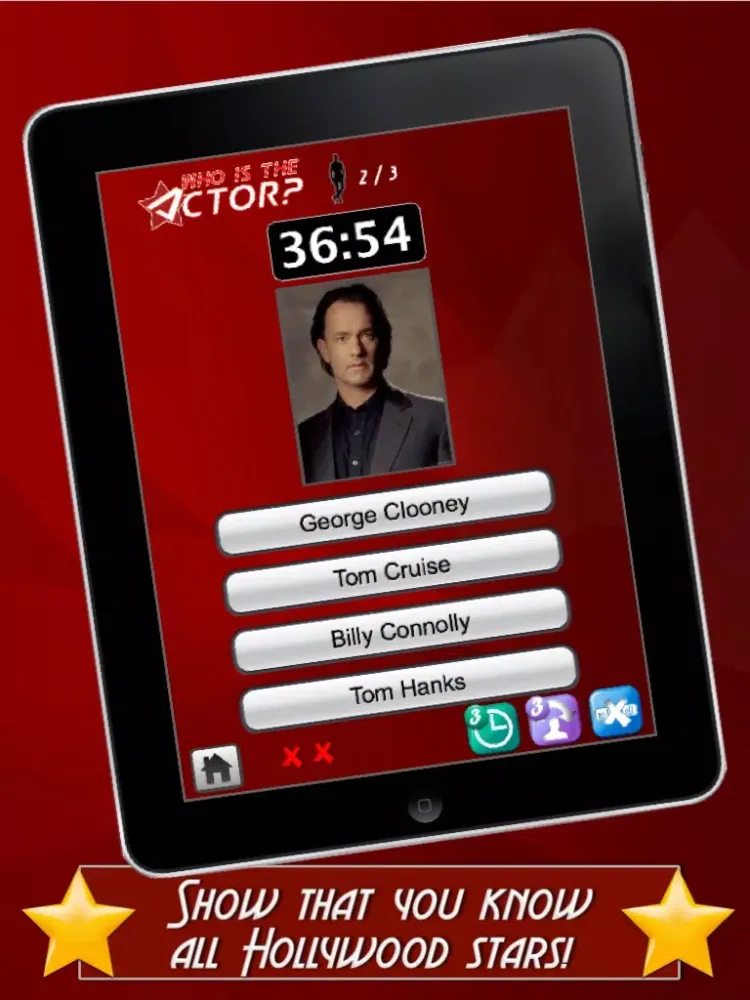Ảnh chụp màn hình của Who is the Actor (celeb quiz) iPad 