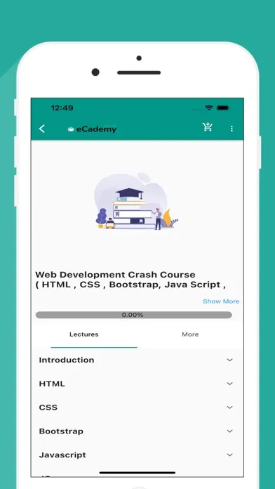 My eCademy Screenshots
