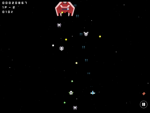 Captures d'écran de Space War Shoot 'em up iPad 