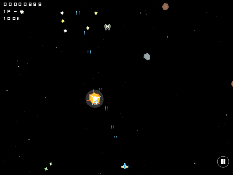 Captures d'écran de Space War Shoot 'em up iPad 