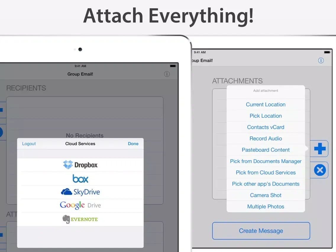 Group Email! iPad  Ekran Görüntüleri