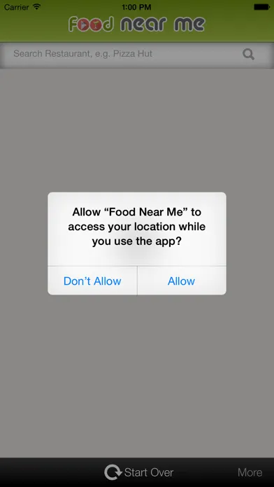 FoodNearMe स्क्रीनशॉट