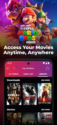 Capturas de pantalla de Redbox: Rent. Stream. Buy.