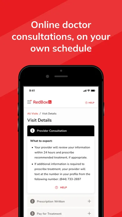 Capturas de pantalla de RedBox Rx