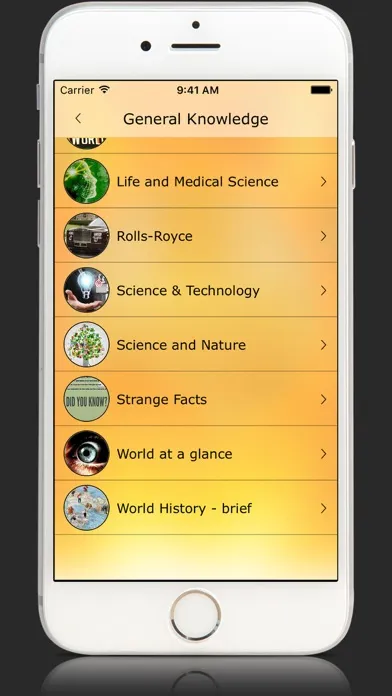 Screenshot di General Knowledge of-the World
