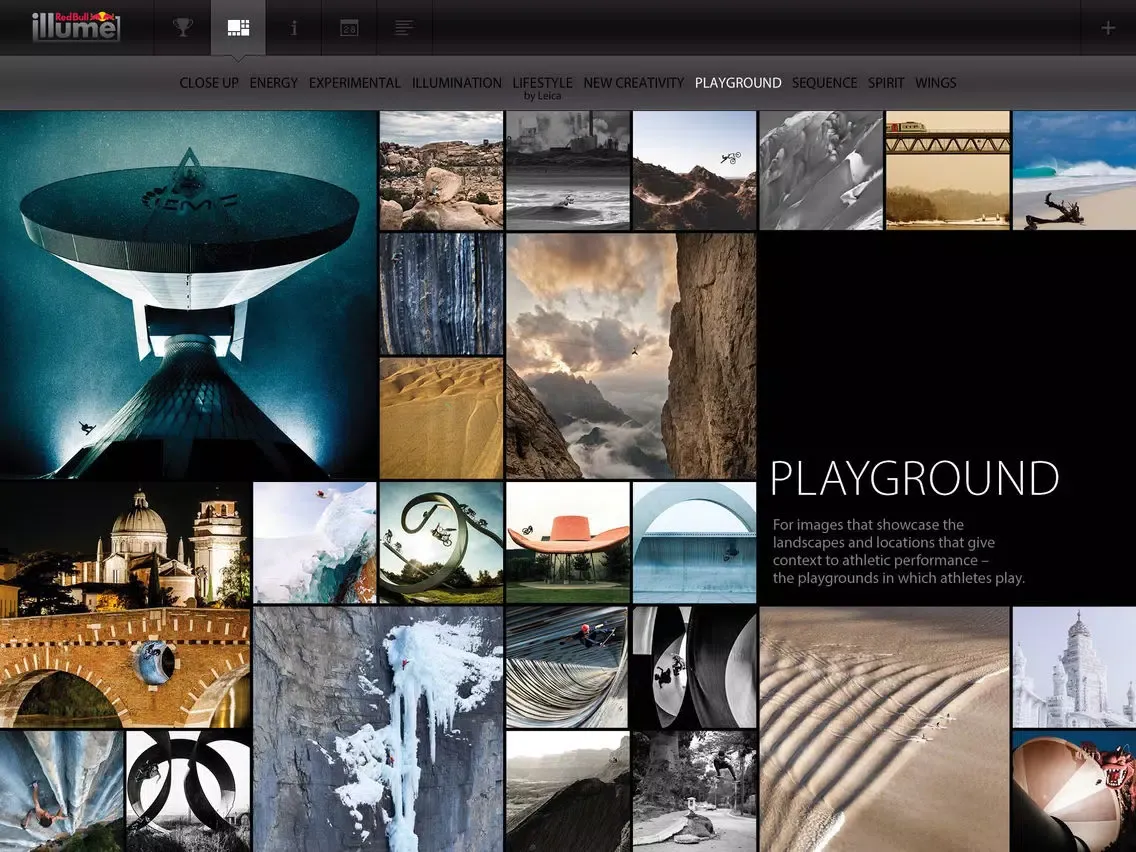 Red Bull Illume – The world’s premier action and adventure sports photography competition iPad  스크린샷
