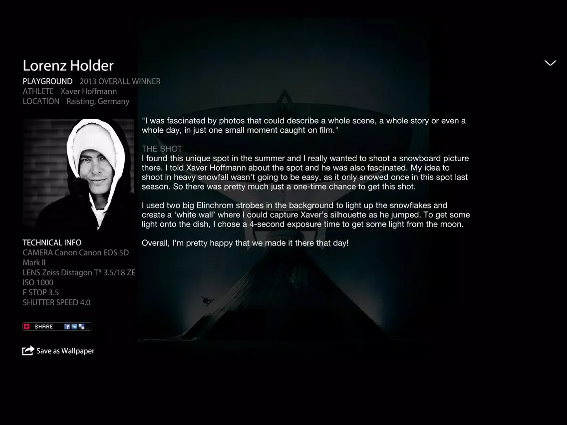 Red Bull Illume – The world’s premier action and adventure sports photography competition iPad  스크린샷