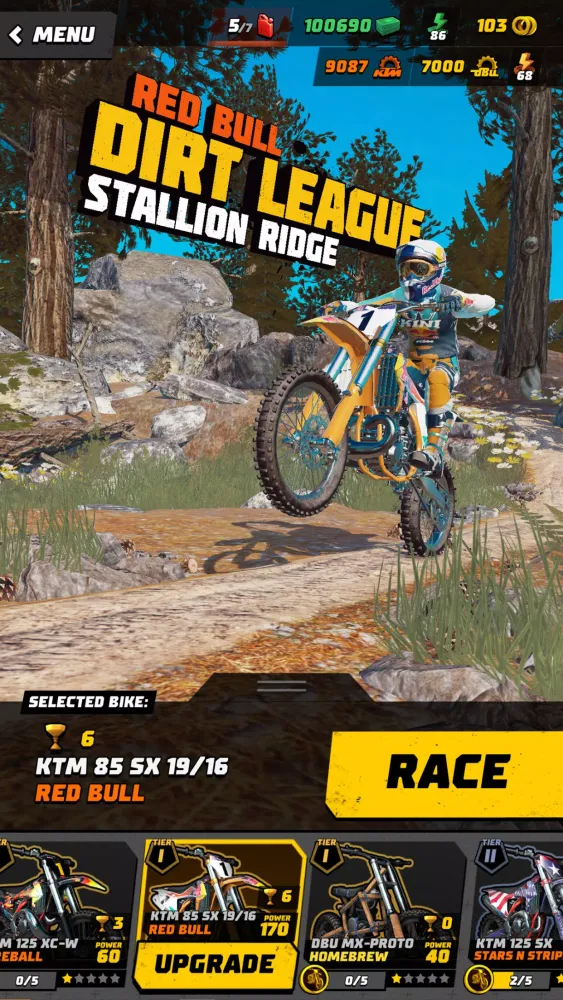 Captures d'écran de Dirt Bike Unchained