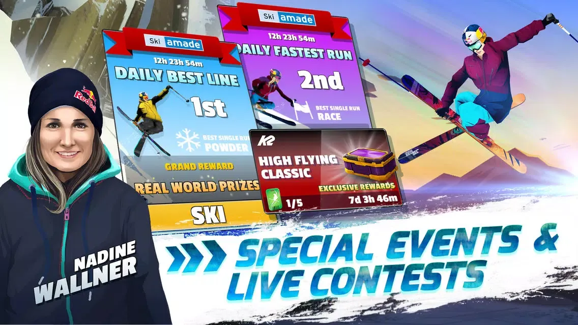Red Bull Free Skiing سکرین شاٹس