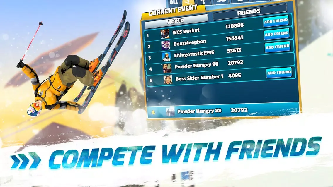 Red Bull Free Skiing سکرین شاٹس