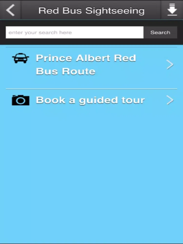 Capturas de tela do Red Bus Sightseeing iPad 