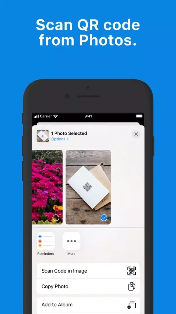 Скриншоты QR Image Scanner