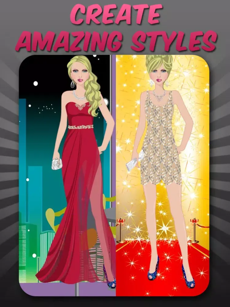 Red Carpet : Dress Up iPad  Screenshots