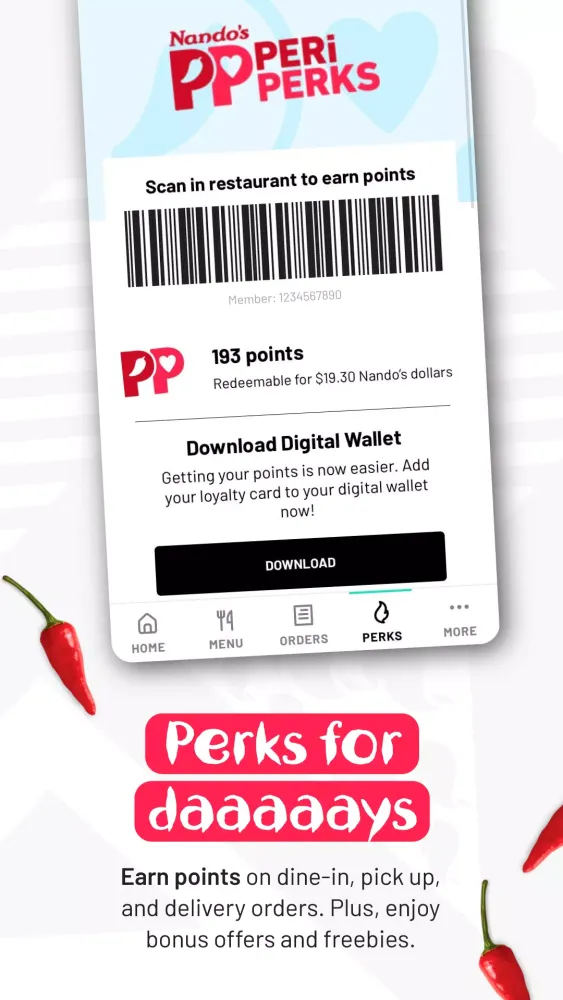 Скриншоты Nando’s Australia