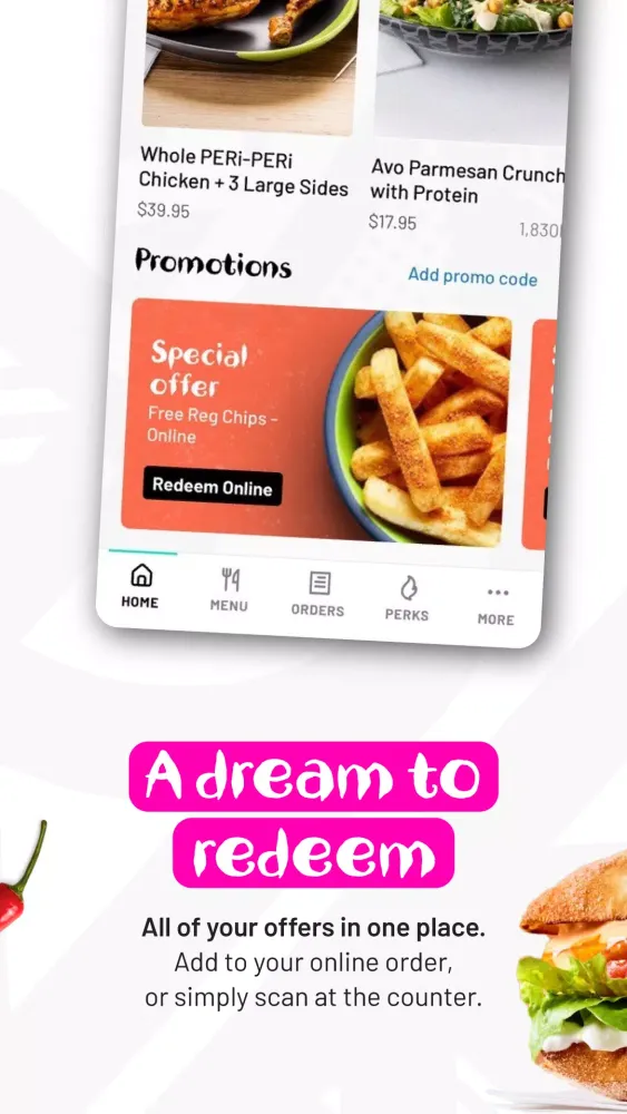 Скриншоты Nando’s Australia