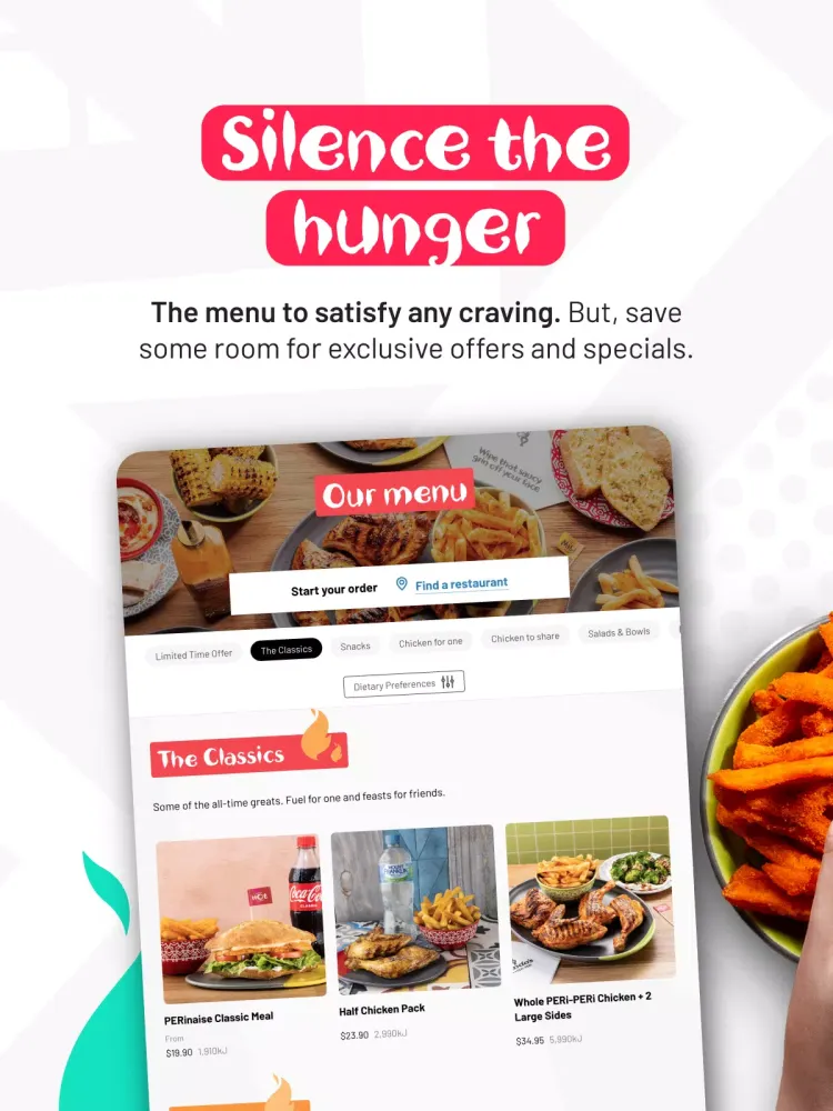 Скриншоты Nando’s Australia