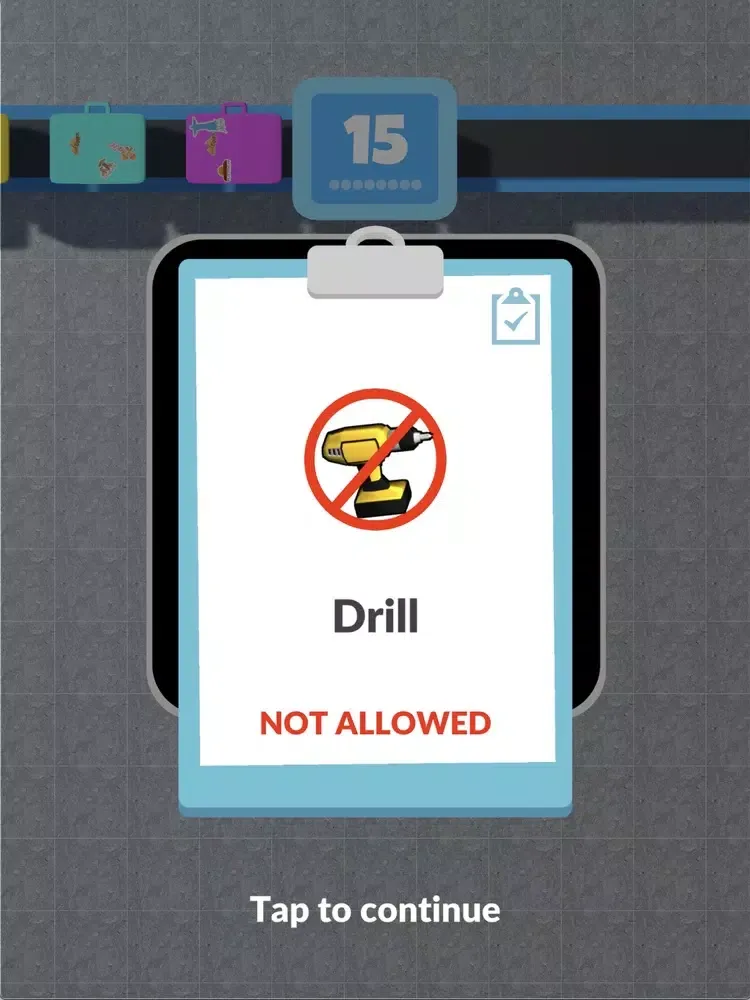 Tangkapan skrin Airport Security 3D iPad 